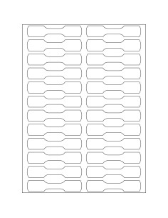 Comprar Herma 2510 - Etiquetas joyería 10x49 mm, blancas, cartoncillo mate, 600 unidades, color blanco 2