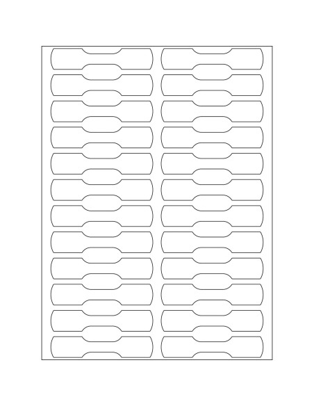 Comprar Herma 2510 - Etiquetas joyería 10x49 mm, blancas, cartoncillo mate, 600 unidades, color blanco