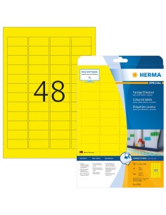 Comprar Herma 4366 - Pack de 960 etiquetas, 45.7 x 21.2 mm, color amarillo