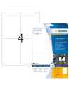 Etiquetas - 99.1x139 mm - Color blanco - Herma - 9534