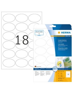 Comprar Etiquetas despegables - A4 - 63,5x42,3 mm- Color blanco - Tecnología Movables® - Herma - 4358 4358 kiwiku.com