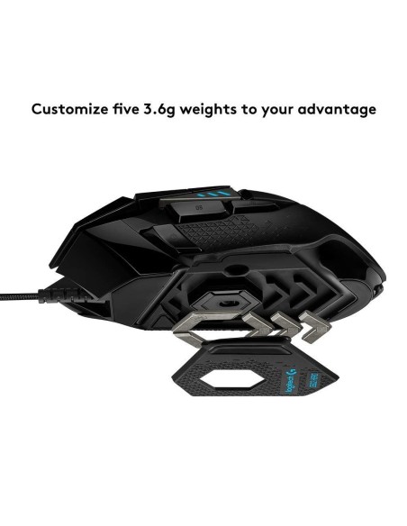 Comprar Raton logitech g502 hero optico usb gaming 910-005471