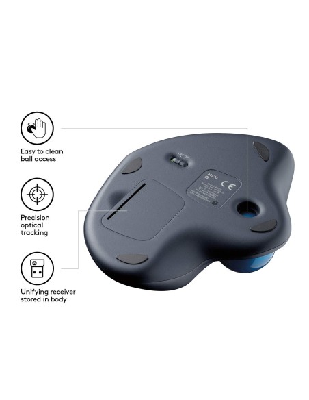 Comprar Ratón Logitech M570 Inalámbrico Laser negro 910-001882