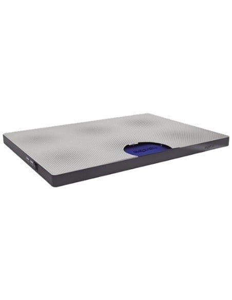 Base refrigeradora approx para portatiles de hasta 15.4" con 2 ventiladores  y 3 leds color blanco a