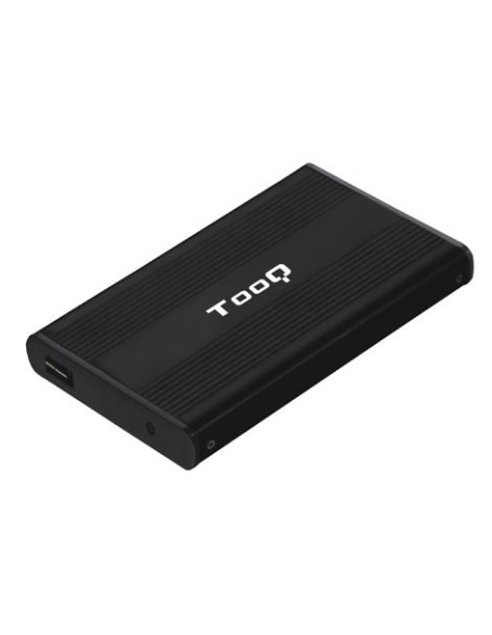 Caja externa para discos duros 2.5” SATA I/II/III a USB 2.0 Negra Tooq TQE-2510B