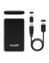 Caja externa para discos duros 2.5" SATA I/II/III a USB 3.1 Gen1 con UASP Negro Tooq TQE-2531B