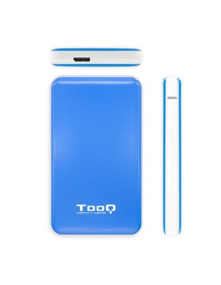 Comprar Caja externa 2.5" sata tooq azul usb 3.1 9.5mm TQE-2528BL kiwiku.com