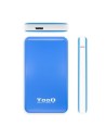 Caja externa para discos duros 2.5" SATA I/II/III a USB 3.1 Gen1 con UASP Azul Tooq TQE-2528BL
