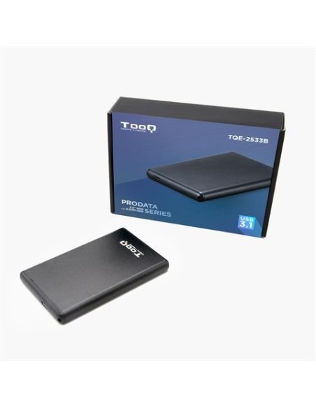Comprar Caja externa 2.5" sata tooq negra usb 3.1 9,5 mm TQE-2533B kiwiku.com