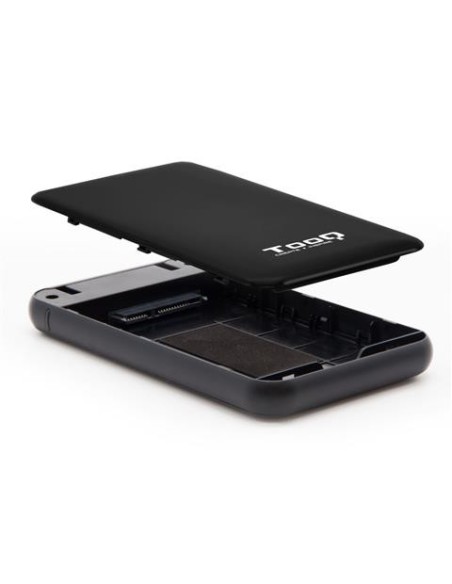 Comprar Caja externa 2.5" sata tooq negra usb 3.1 9.5mm TQE-2528B kiwiku.com