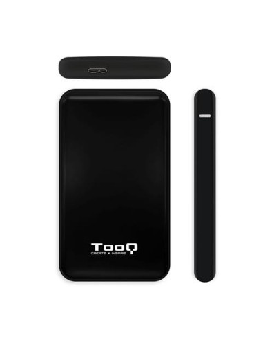 Comprar Caja externa 2.5" sata tooq negra usb 3.1 9.5mm TQE-2528B kiwiku.com
