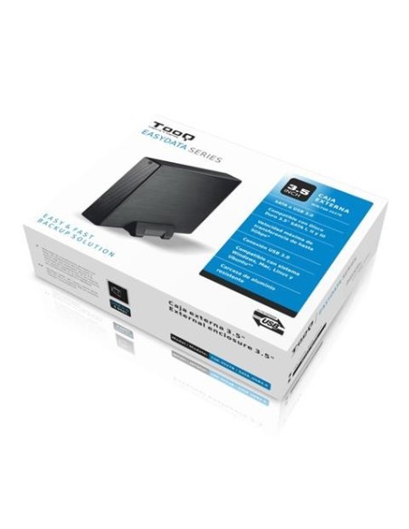 Comprar Caja externa tooq tqe-3527b 3,5 sata usb 3.0 negra TQE-3527B kiwiku.com