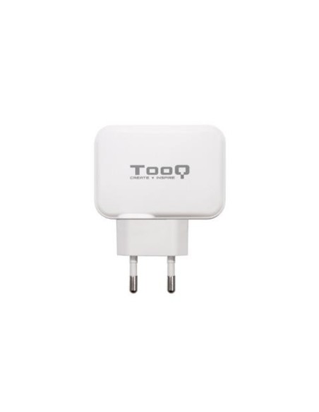 Cargador de pared tooq tqwc-2sc02 1xusb-c pd+usb a, 27w blanco TQWC-2SC02WT