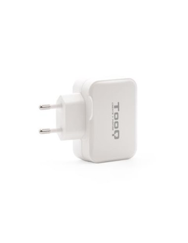 Cargador de pared tooq tqwc-2sc02 1xusb-c pd+usb a, 27w blanco TQWC-2SC02WT