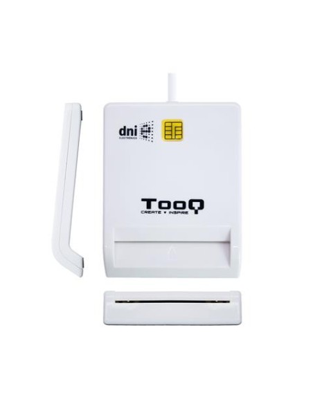 TOOQ Lector De Tarjetas Inteligentes TQR-210W Blanco USB 2.0 | Kiwiku  