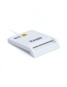 Tooq Lector de Tarjetas Inteligentes Tqr-210w Blanco Usb 2.0 Compatible Con Dnie