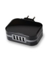 Cargador de Pared 4xUSB 5V 6.8 A con Control AI Tooq TQWC-1S04
