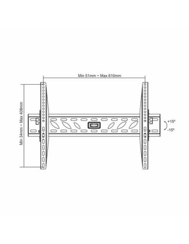 Tooq lp4360t-b soporte de pared para pantalla plana LP4360T-B kiwiku.com
