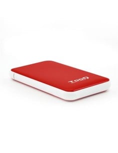 Caja externa para discos duros 2.5" SATA I/II/III a USB 3.1 Gen1 con UASP Roja Tooq TQE-2528R