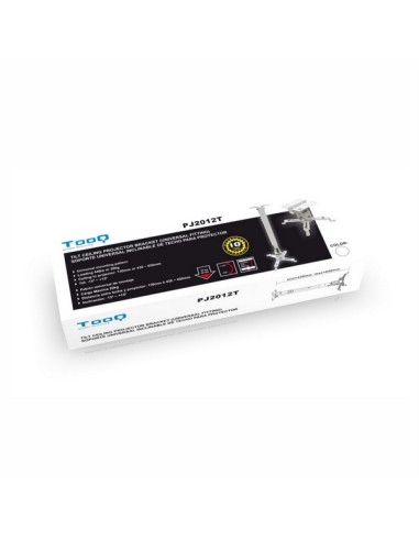 Soporte de techo para proyector inclinable Negro Tooq PJ2012T