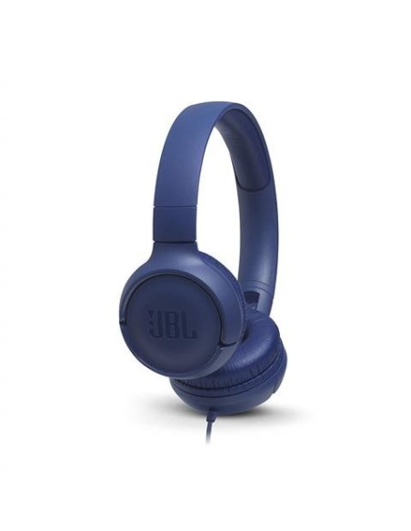 Auriculares pure bass cable plano sin enredos Jbl tune 500 azul   kiwiku.com