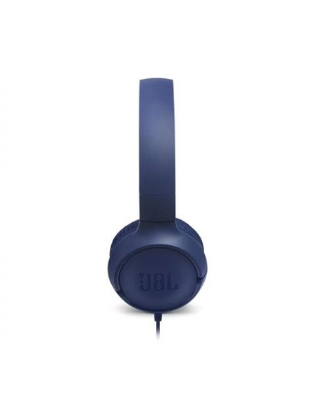 Auriculares pure bass cable plano sin enredos Jbl tune 500 azul   kiwiku.com