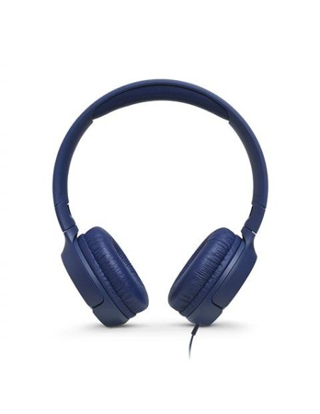 Auriculares pure bass cable plano sin enredos Jbl tune 500 azul   kiwiku.com