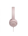 Auriculares pure bass cable plano sin enredos Jbl tune 500 Rosa