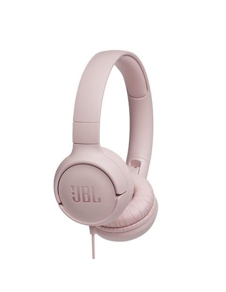 Auriculares pure bass cable plano sin enredos Jbl tune 500 Rosa kiwiku.com
