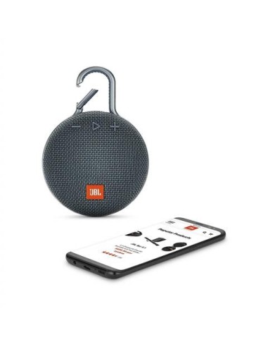 JBL Clip 3 Altavoz inalámbrico portátil con Bluetooth – Parlante resistente al agua (IPX7)  Azul