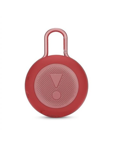 JBL Clip 3 Altavoz inalámbrico portátil con Bluetooth – Parlante resistente al agua (IPX7)  Rojo