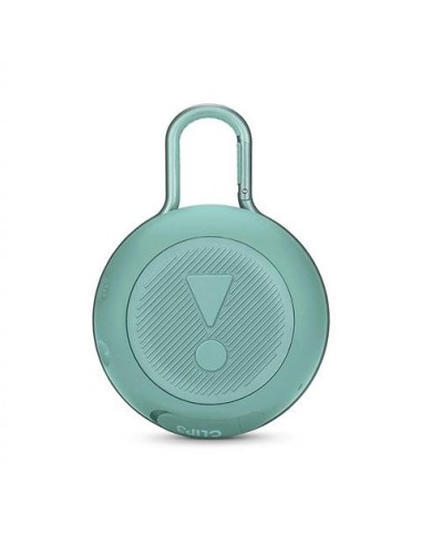 JBL Clip 3 Altavoz inalámbrico portátil con Bluetooth – Parlante resistente al agua (IPX7)  Turquesa