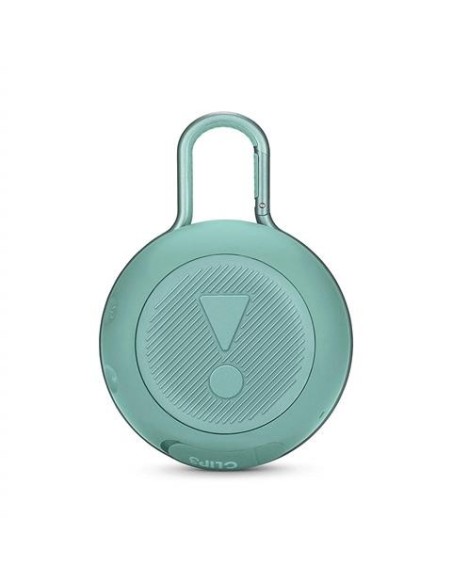 JBL Clip 3 Altavoz inalámbrico portátil con Bluetooth – Parlante resistente al agua (IPX7)  Turquesa