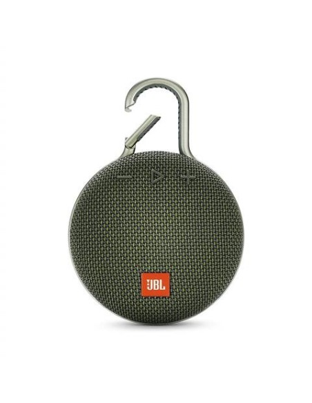JBL Clip 3 Altavoz inalámbrico portátil con Bluetooth – Parlante resistente al agua (IPX7)  Verde