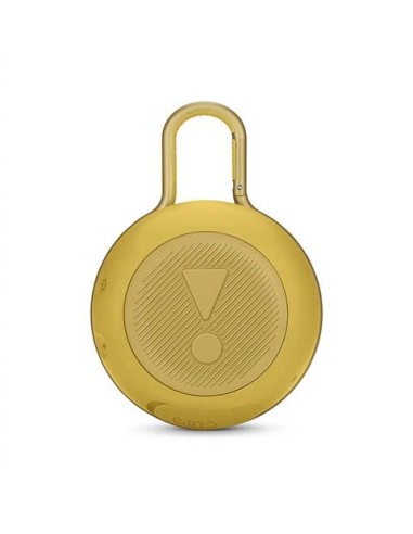 JBL Clip 3 Altavoz inalámbrico portátil con Bluetooth – Parlante resistente al agua (IPX7)  Amarillo