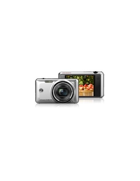 Camara digital general electric e1480w plata 14 mp zo x8 iso 3200 lcd 3" litio