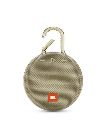 JBL Clip 3 Altavoz inalámbrico portátil con Bluetooth – Parlante resistente al agua (IPX7)  Arena