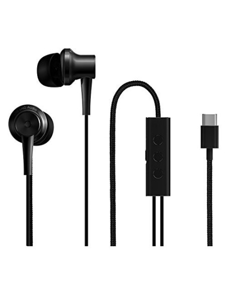 Auriculares con microfono xiaomi mi anc intrauditivos usb tipo-c Negro JZEJ01JY-BK
