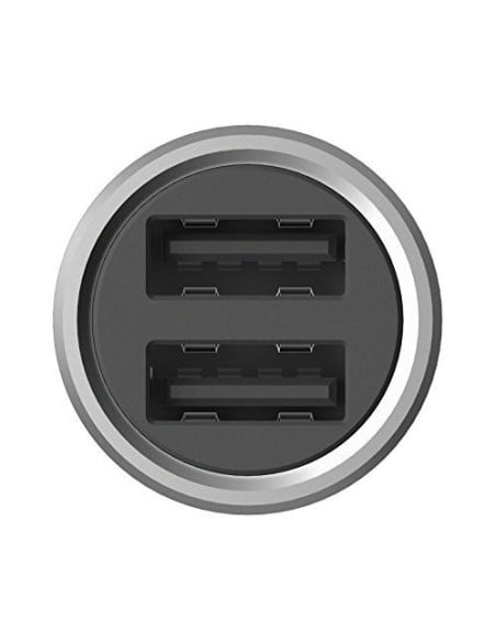Xiaomi cargador doble usb para mechero del coche Plata CZCDQ01ZM kiwiku.com