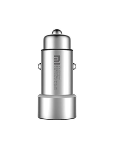 Xiaomi cargador doble usb para mechero del coche Plata CZCDQ01ZM kiwiku.com