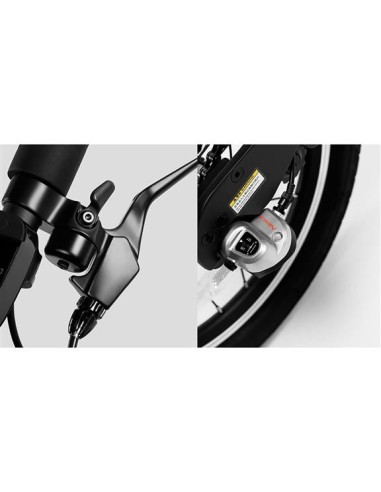 Bicicleta eléctrica plegable Xiaomi qicycle aluminio negro YZZ4007G