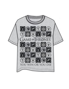 Comprar Camiseta juego de tronos win or die Gris CCE4298