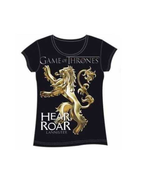 Camiseta chica juego de tronos lannister CCECH3565 kiwiku.com