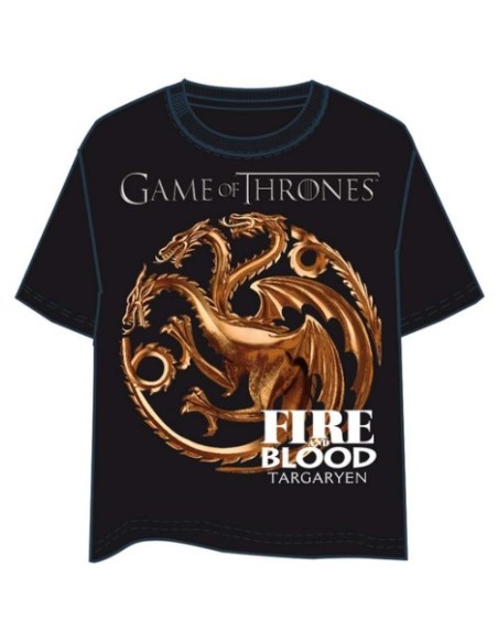 Comprar Camiseta juego de tronos targaryen logo CCE3563 kiwiku.com