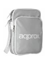 Maletin de portatil 10.2" approx diseño retro color plata appnbr02g