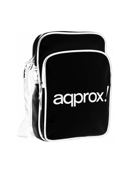 Maletin de portatil 10.2" approx diseño retro color negro appnbr02b