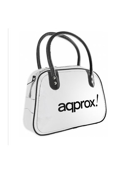 Maletin de portatil 10.2" approx diseño bolso retro color blanco appnbr01w