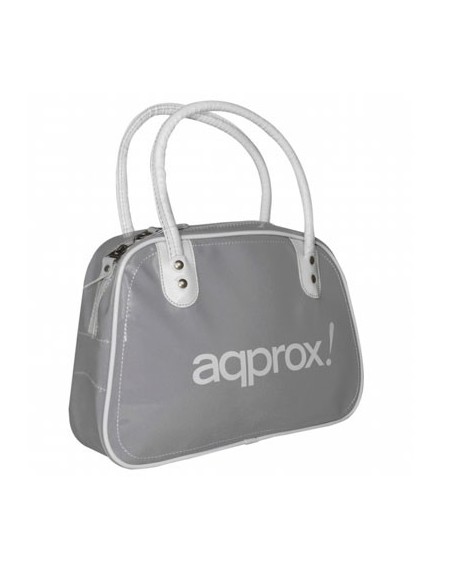 Maletin de portatil 10.2" approx diseño bolso retro color plata appnbr01g