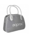 Maletin de portatil 10.2" approx diseño bolso retro color plata appnbr01g