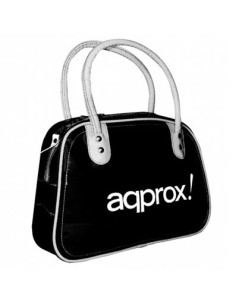Maletin de portatil 10.2" approx diseño bolso retro color negro appnbr01b